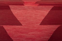 Full view of New Kilim Sofre rug from Iran / Persia, 222 × 125 cm in Red tones