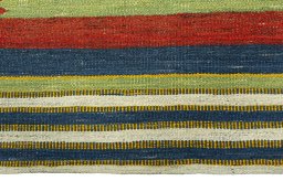 Central medallion detail of New Kilim Sofre rug from Turkey
