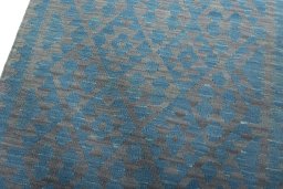 Surface texture of New Kilim Sofre rug with natural Wool and intricate pattern