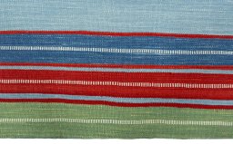 Central medallion detail of New Kilim Sofre rug from Turkey