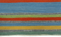 Central medallion detail of New Kilim Sofre rug from Turkey