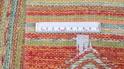 Full view of New Modern Design rug from Iran / Persia, 192 × 123 cm in Multi Color tones