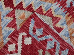 Surface texture of New Modern Design rug with natural Wool and intricate pattern