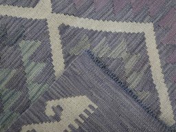 Surface texture of New Modern Design rug with natural Wool and intricate pattern