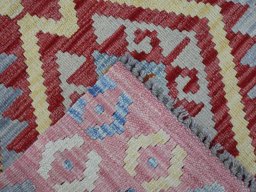Surface texture of New Modern Design rug with natural Wool and intricate pattern