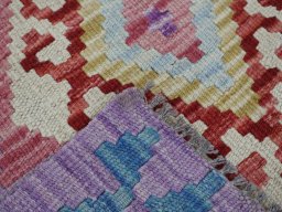 Surface texture of New Modern Design rug with natural Wool and intricate pattern