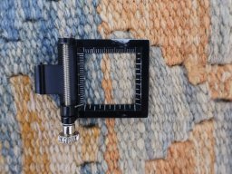 Corner detail of New Modern Design rug showing border pattern and Wool pile