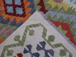 Surface texture of New Modern Design rug with natural Wool and intricate pattern