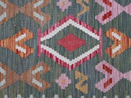 Central medallion detail of New Modern Design rug from Pakistan