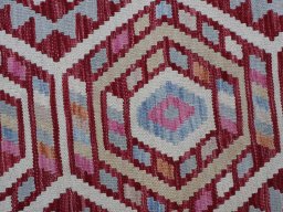 Central medallion detail of New Modern Design rug from Pakistan