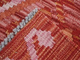 Surface texture of New Modern Design rug with natural Wool and intricate pattern