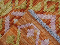Surface texture of New Modern Design rug with natural Wool and intricate pattern