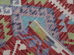 Surface texture of New Modern Design rug with natural Wool and intricate pattern