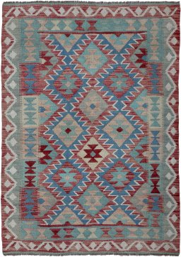 Full view of New Modern Design rug from Pakistan, 149 × 101 cm in Multi Color tones