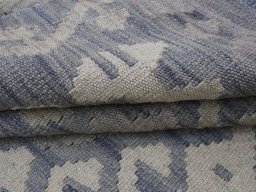 Close-up detail of New Modern Design rug from Pakistan showing Wool weave