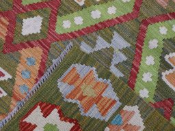 Surface texture of New Modern Design rug with natural Wool and intricate pattern