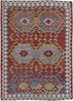 Full view of New Modern Design rug from Pakistan, 171 × 124 cm in Multi Color tones