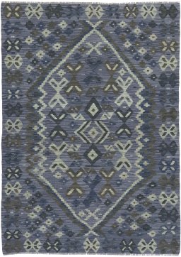 Full view of New Modern Design rug from Pakistan, 175 × 125 cm in Multi Color tones