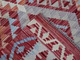 Surface texture of New Modern Design rug with natural Wool and intricate pattern