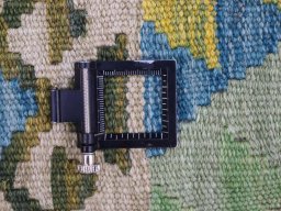Corner detail of New Modern Design rug showing border pattern and Wool pile