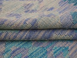 Close-up detail of New Modern Design rug from Pakistan showing Wool weave