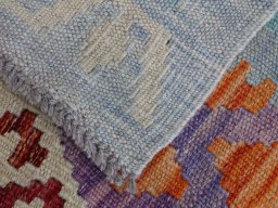 Surface texture of New Modern Design rug with natural Wool and intricate pattern