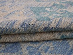 Close-up detail of New Modern Design rug from Pakistan showing Wool weave