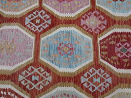 Central medallion detail of New Modern Design rug from Pakistan