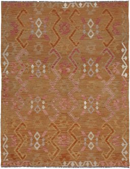 Full view of New Modern Design rug from Pakistan, 199 × 157 cm in Multi Color tones