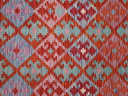 Central medallion detail of New Modern Design rug from Pakistan