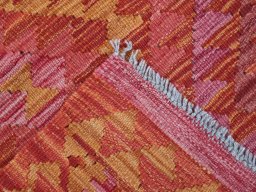 Surface texture of New Modern Design rug with natural Wool and intricate pattern
