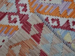 Surface texture of New Modern Design rug with natural Wool and intricate pattern