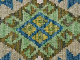 Central medallion detail of New Modern Design rug from Pakistan