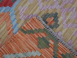 Surface texture of New Modern Design rug with natural Wool and intricate pattern