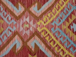 Central medallion detail of New Modern Design rug from Pakistan