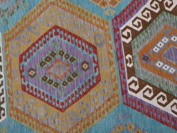 Central medallion detail of New Modern Design rug from Pakistan