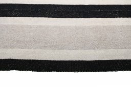 Close-up detail of New Modern Design rug from Iran / Persia showing Wool weave