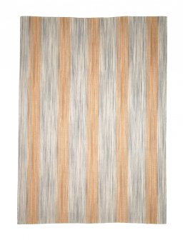 Full view of New Modern Design rug from Iran / Persia, 354 × 255 cm in Yellow tones