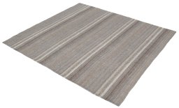 Corner detail of New Modern Design rug showing border pattern and Wool pile