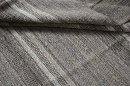 Close-up detail of New Modern Design rug from Iran / Persia showing Wool weave
