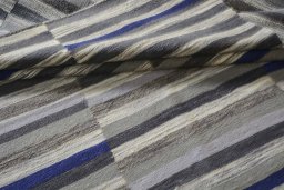 Full view of New Modern Design rug from Iran / Persia, 268 × 191 cm in Gray tones