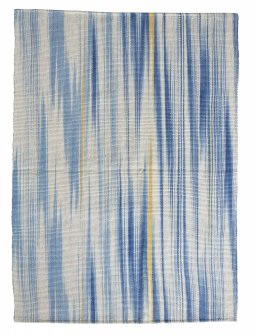 Full view of New Modern Design rug from Iran / Persia, 209 × 150 cm in Beige tones