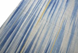 Surface texture of New Modern Design rug with natural Wool and intricate pattern