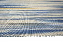 Close-up detail of New Modern Design rug from Iran / Persia showing Wool weave