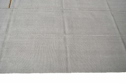 Close-up detail of New Modern Design rug from Iran / Persia showing Wool weave