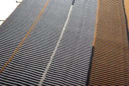 Surface texture of New Modern Design rug with natural Wool and intricate pattern