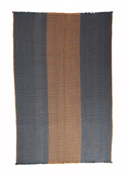 Full view of New Modern Design rug from Iran / Persia, 302 × 205 cm in Blue tones