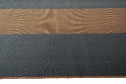 Close-up detail of New Modern Design rug from Iran / Persia showing Wool weave