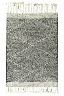 Full view of New Modern Design rug from Iran / Persia, 152 × 107 cm in Gray tones