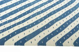 Close-up detail of New Modern Design rug from Iran / Persia showing Wool weave